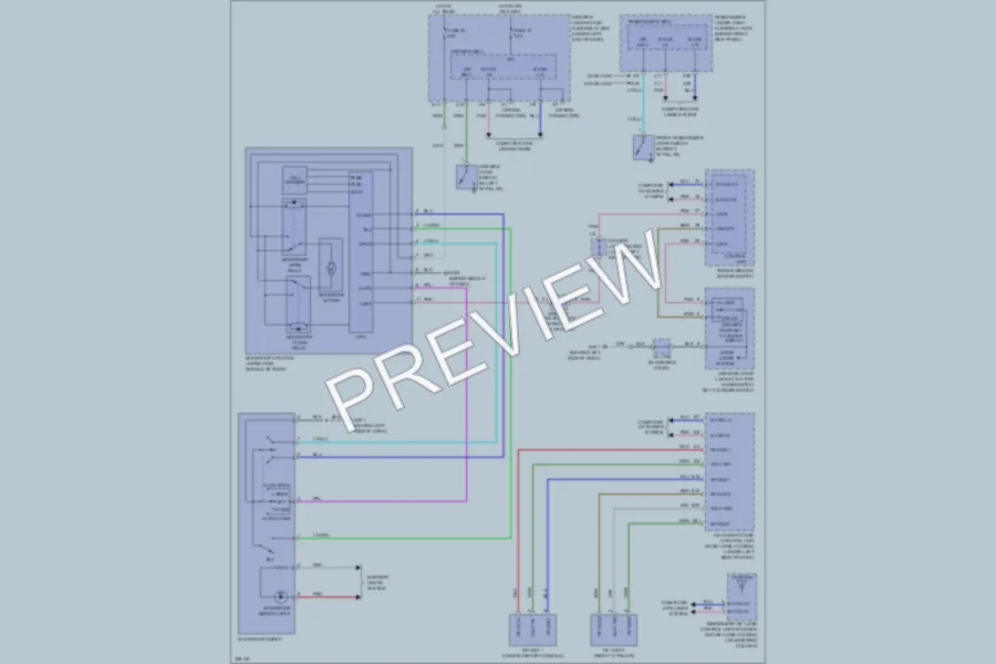 2010 Acura TL Power Top Sunroof wiring diagram preview
