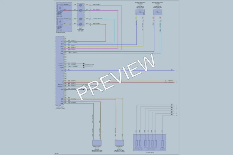 2010 Acura TL Supplemental Restraints wiring diagram preview
