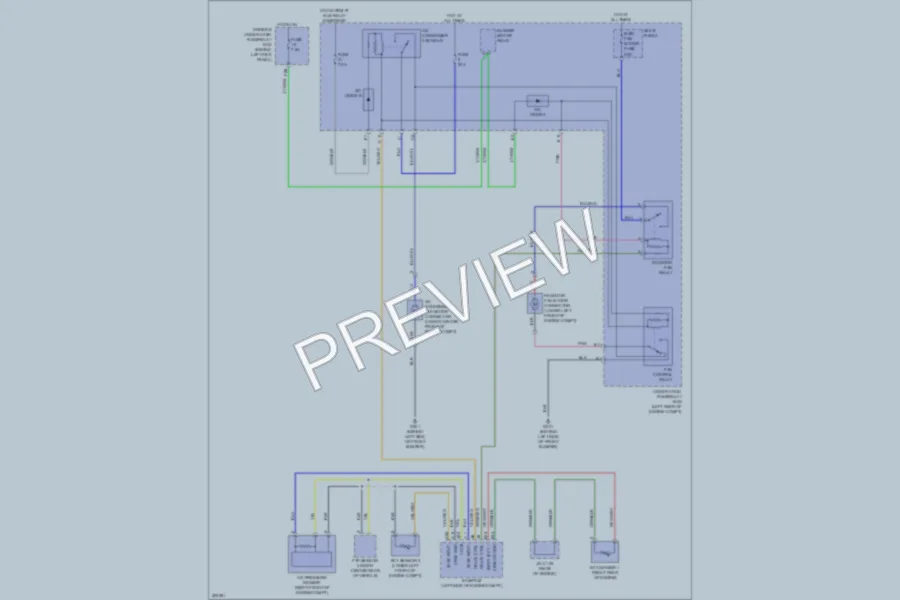 2010 Acura TSX Cooling Fan wiring diagram preview