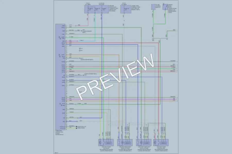 2010 Acura TSX Memory Systems wiring diagram preview