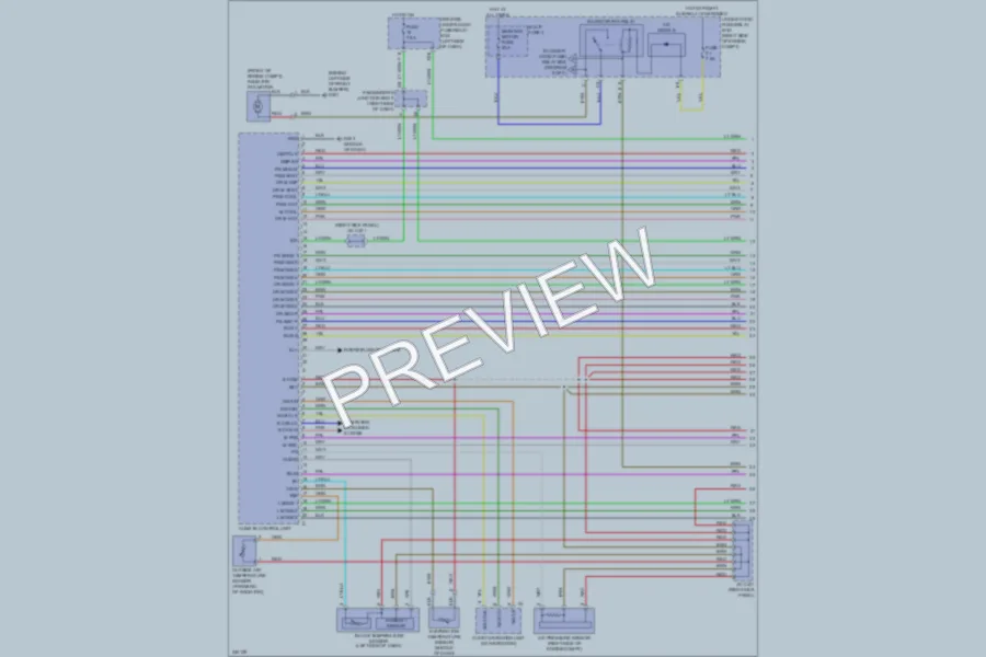 2010 Acura ZDX Air Conditioning wiring diagram preview