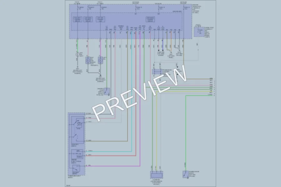 2010 Acura ZDX Headlights wiring diagram preview