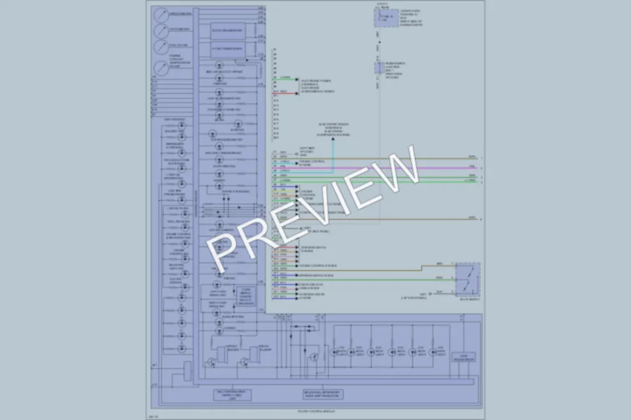 2010 Acura ZDX Instrument Cluster wiring diagram preview