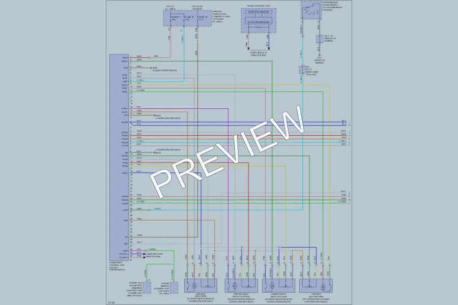 2010 Acura ZDX Memory Systems wiring diagram preview
