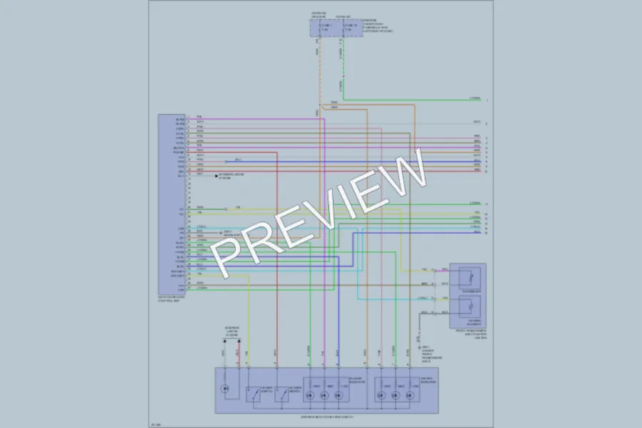 2010 Acura ZDX Power Seats wiring diagram preview