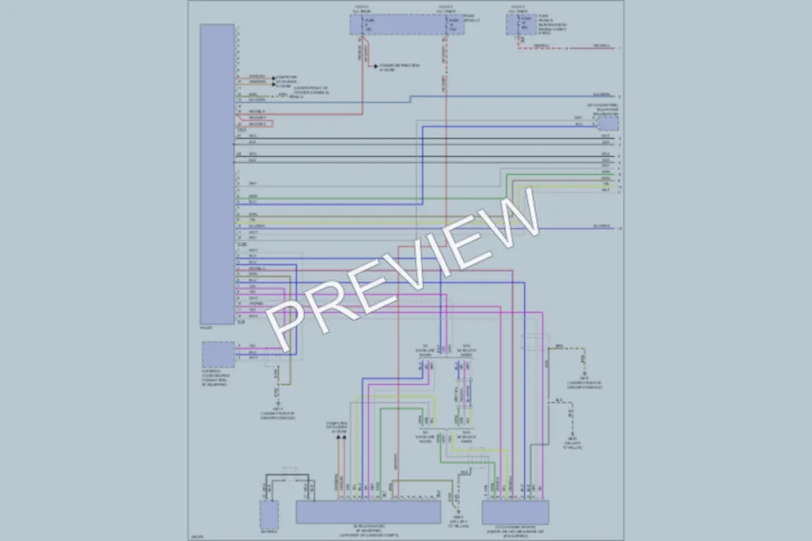 2010 Audi A3 Radio wiring diagram preview