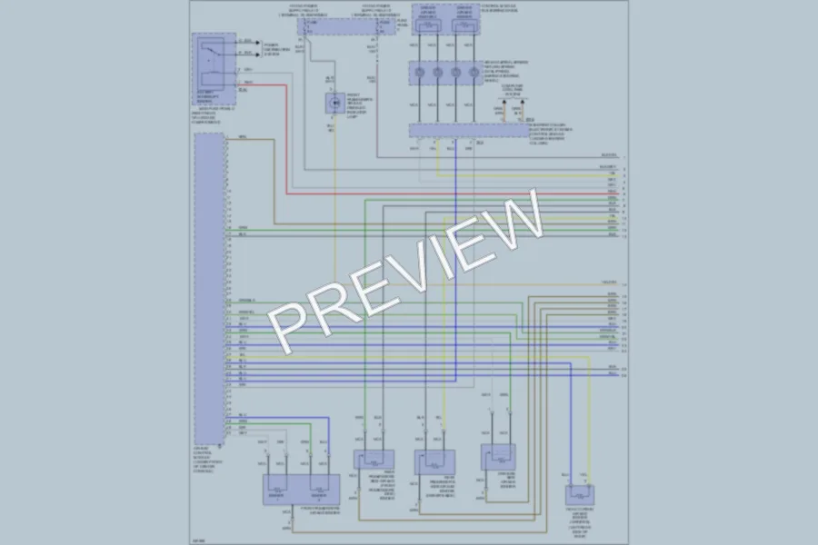 2010 Audi A3 Supplemental Restraints wiring diagram preview