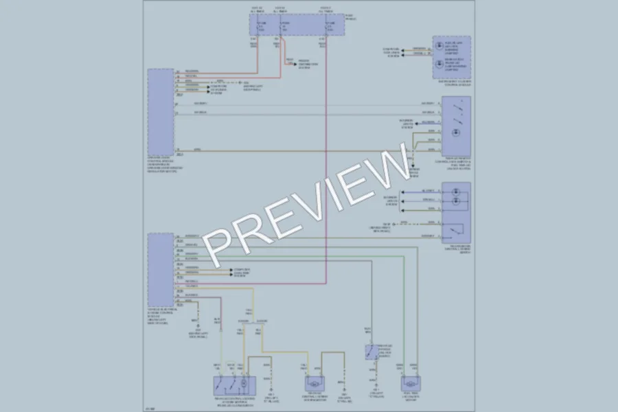 2010 Audi A3 Trunk Tailgate Fuel Door wiring diagram preview