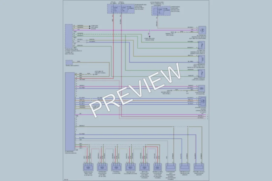 2010 Audi A4 Air Conditioning wiring diagram preview