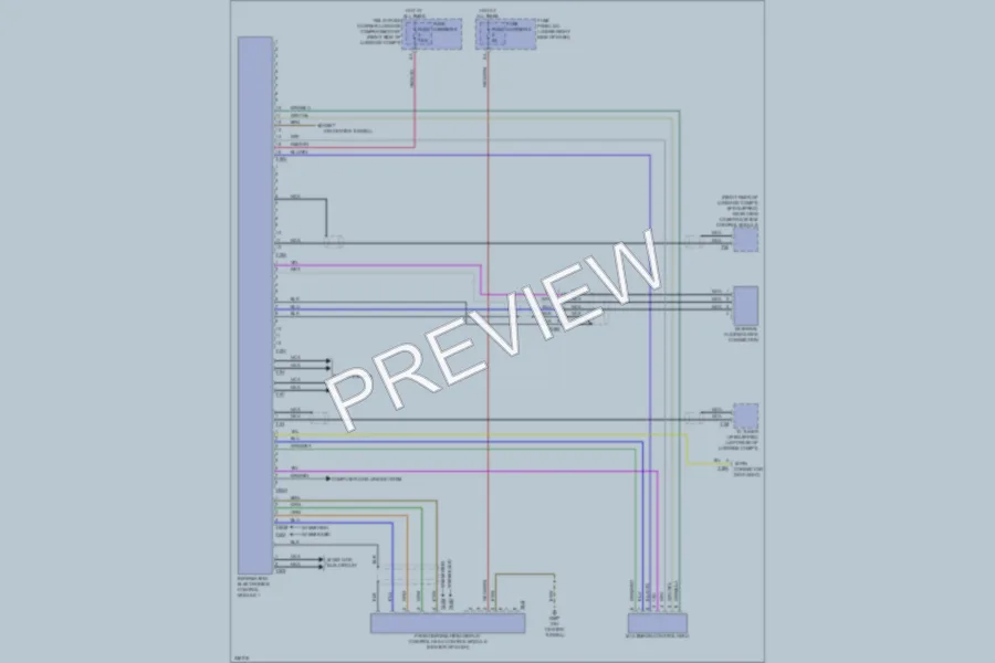 2010 Audi A5 Instrument Cluster wiring diagram preview