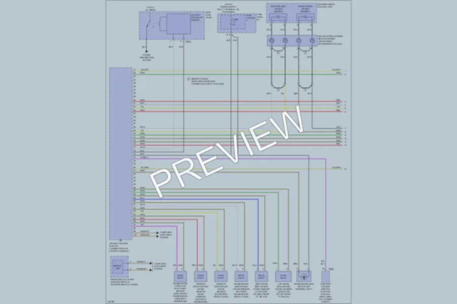 2010 Audi A6 Supplemental Restraints wiring diagram preview