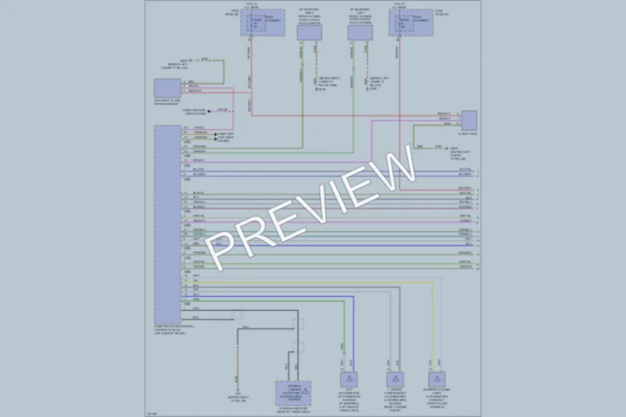 2010 Audi Q5 Anti Theft wiring diagram preview