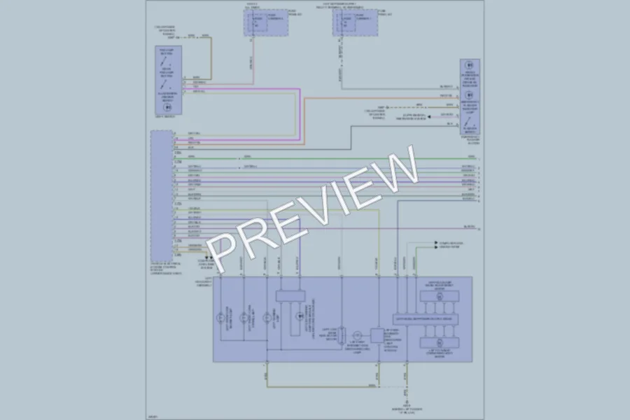 2010 Audi Q5 Headlights wiring diagram preview