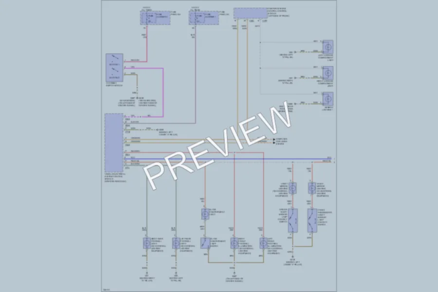 2010 Audi Q5 Interior Lights wiring diagram preview