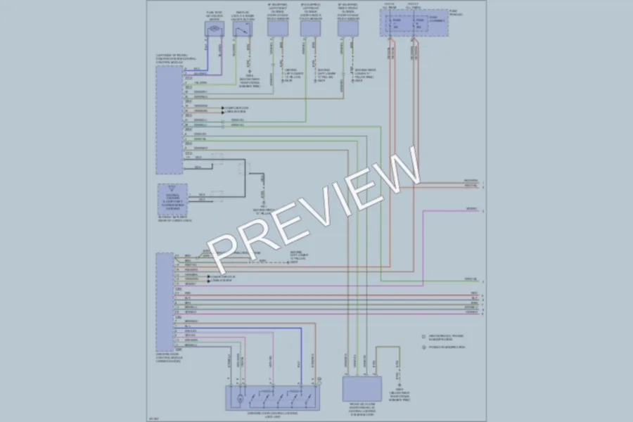 2010 Audi Q5 Power Door Locks wiring diagram preview