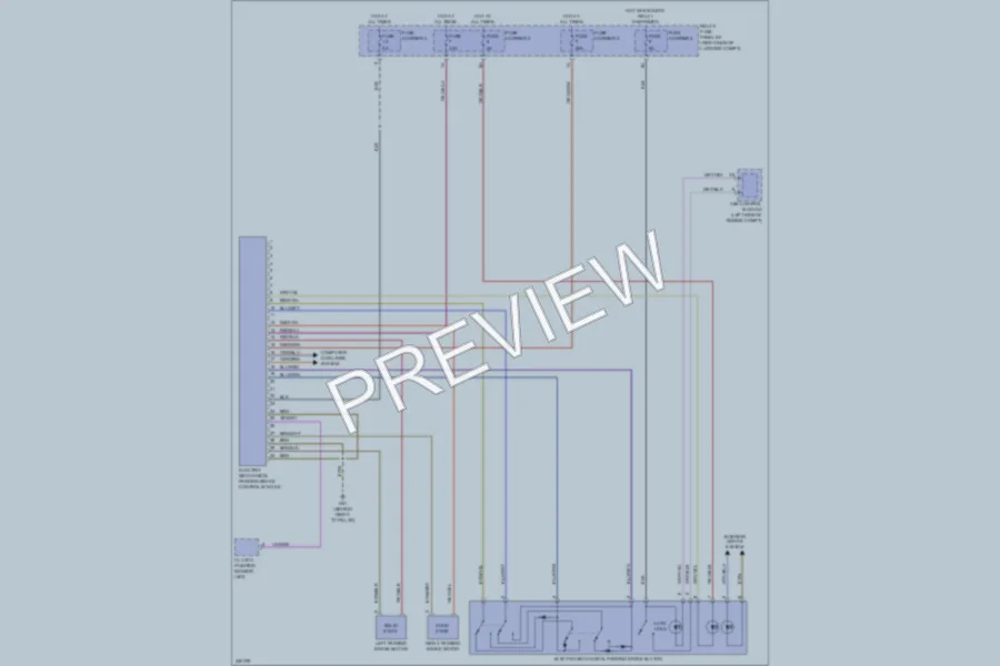2010 Audi Q5 Shift Interlock wiring diagram preview