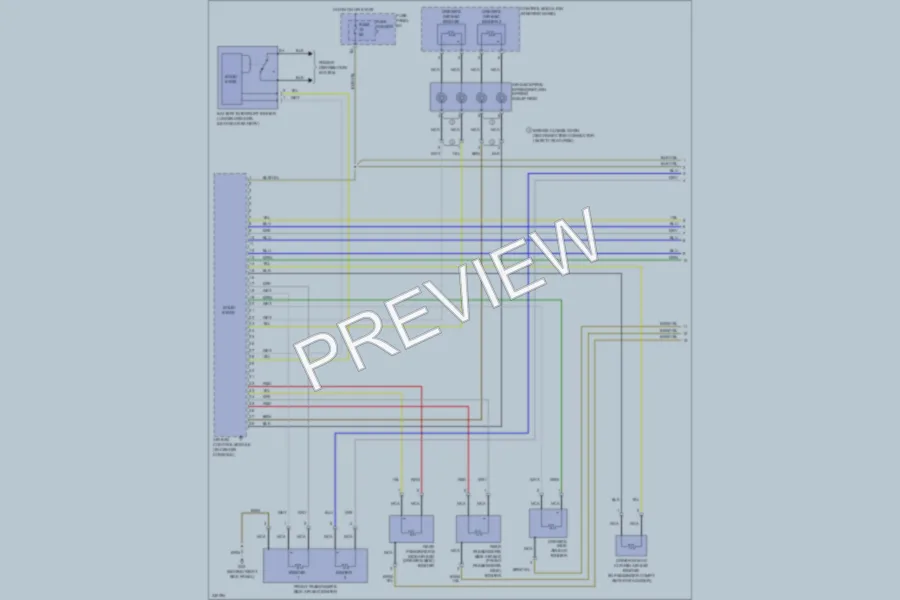 2010 Audi Q7 Supplemental Restraints wiring diagram preview
