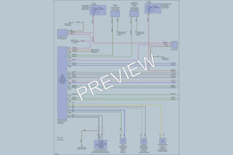 2010 Audi S4 Anti Theft wiring diagram preview