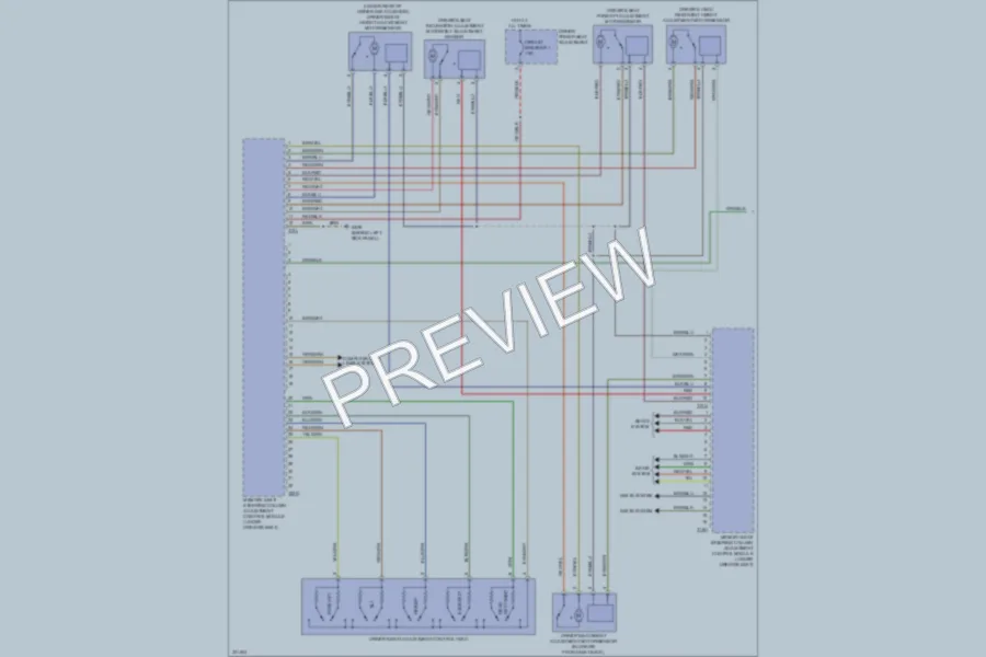2010 Audi S4 Memory Systems wiring diagram preview