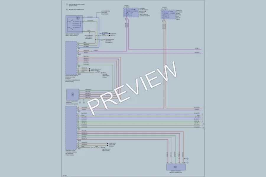 2010 Audi S4 Power Windows wiring diagram preview