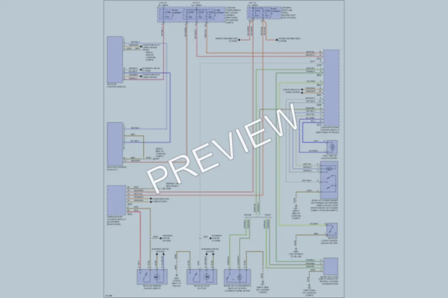 2010 Audi S4 Trunk Tailgate Fuel Door wiring diagram preview