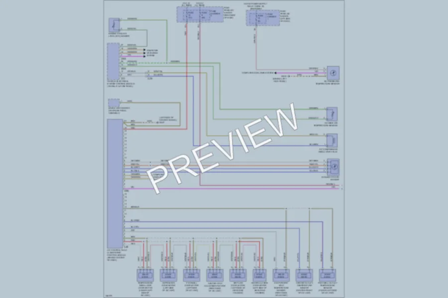 2010 Audi S5 Air Conditioning wiring diagram preview
