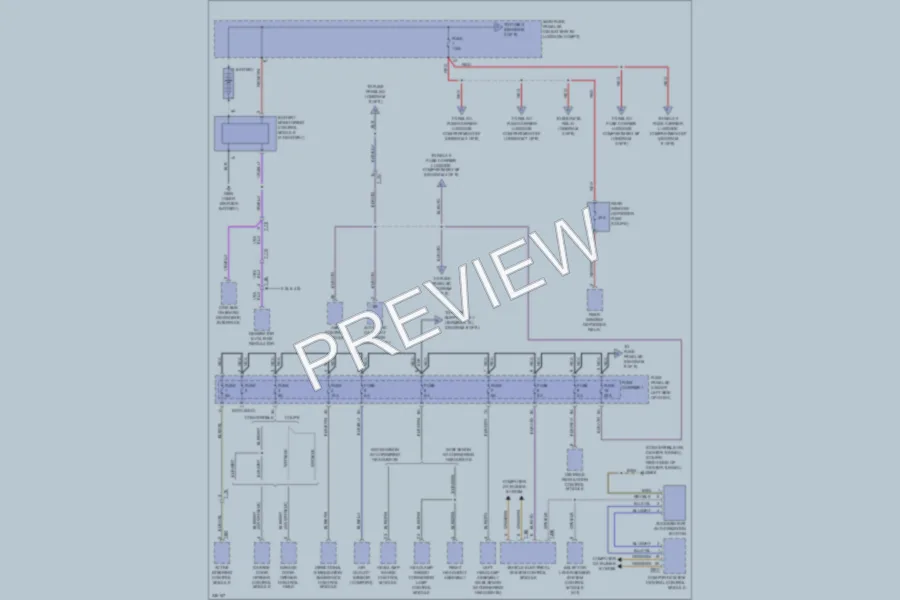 2010 Audi S5 Power Distribution wiring diagram preview