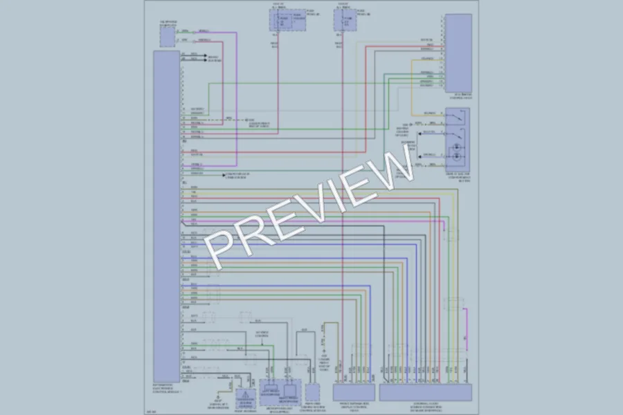 2010 Audi S6 Instrument Cluster wiring diagram preview