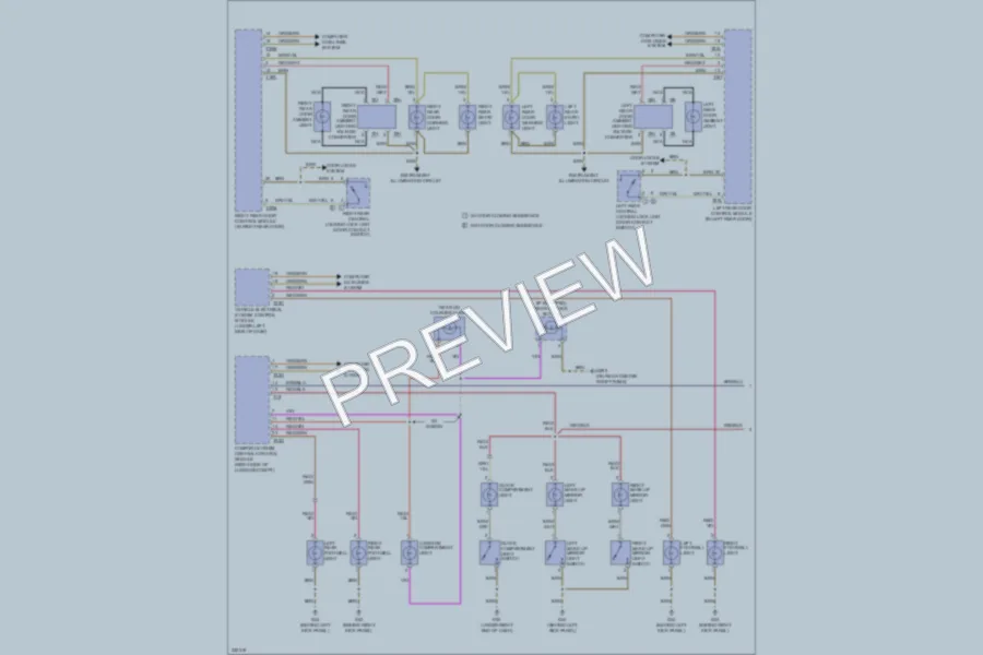2010 Audi S6 Interior Lights wiring diagram preview