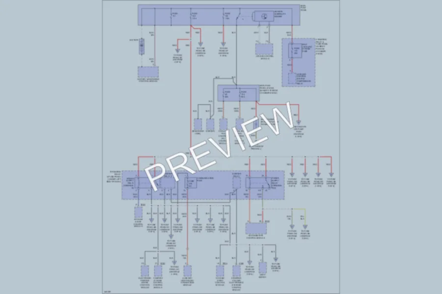 2010 Audi S6 Power Distribution wiring diagram preview
