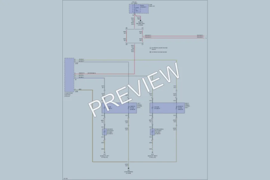 2010 Audi S6 Power Seats wiring diagram preview