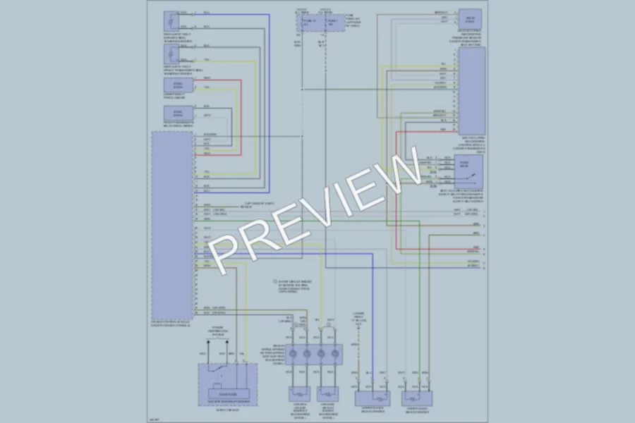 2010 Audi TT Supplemental Restraints wiring diagram preview
