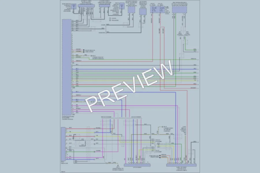 2010 Audi TTS Navigation wiring diagram preview