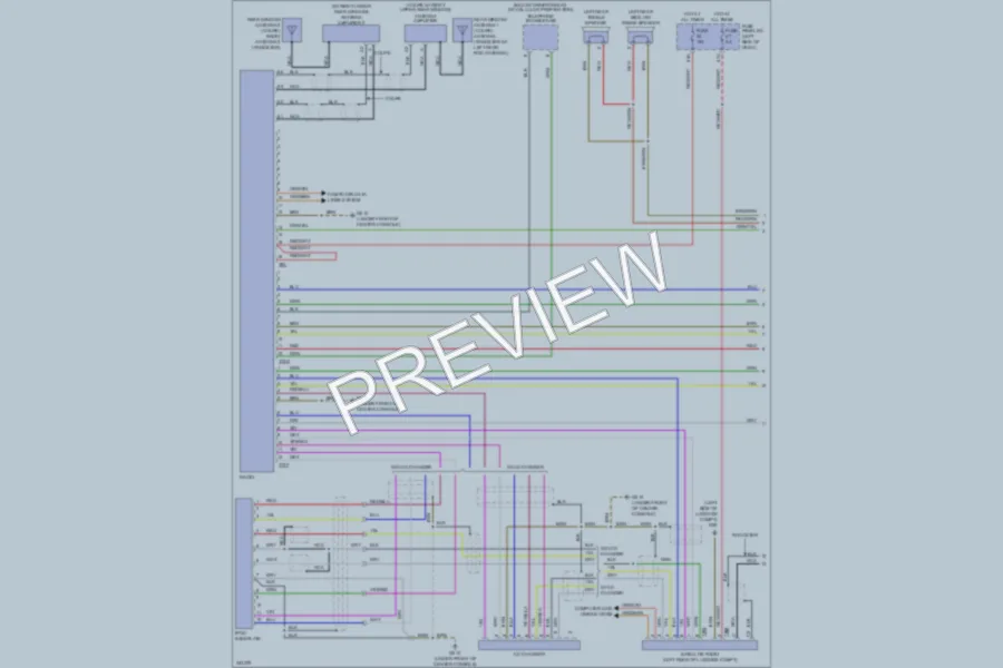 2010 Audi TTS Radio wiring diagram preview