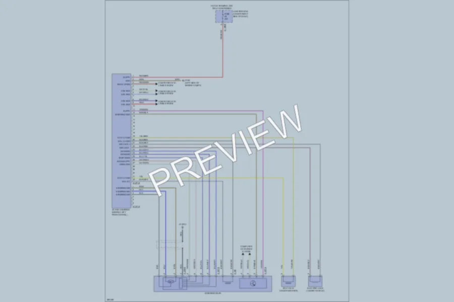 2010 BMW 135i Electronic Power Steering wiring diagram preview