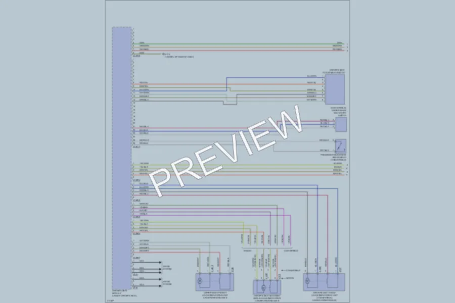 2010 BMW 335d Memory Systems wiring diagram preview