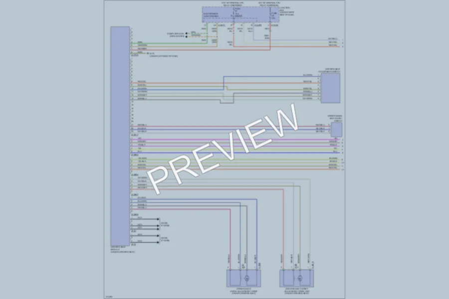 2010 BMW 335i Memory Systems wiring diagram preview