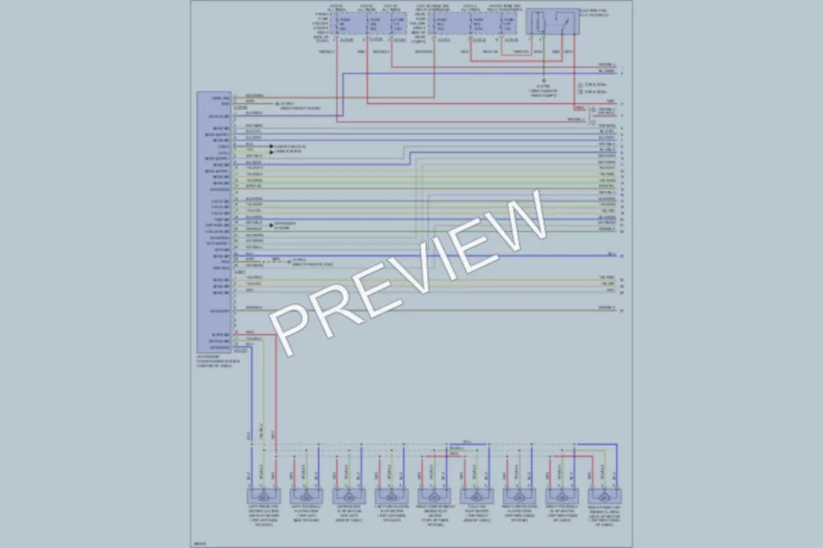 2010 BMW 528i Air Conditioning wiring diagram preview