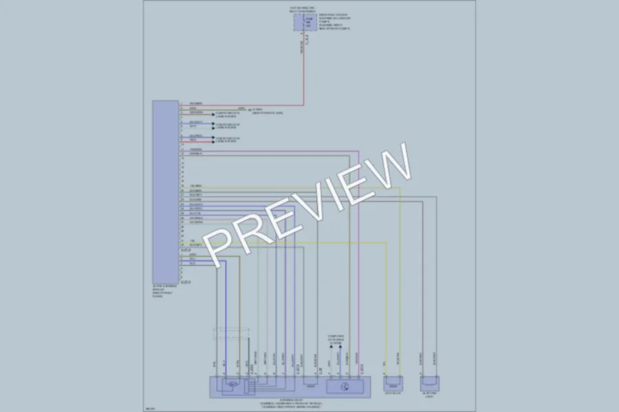 2010 BMW 535i Electronic Power Steering wiring diagram preview