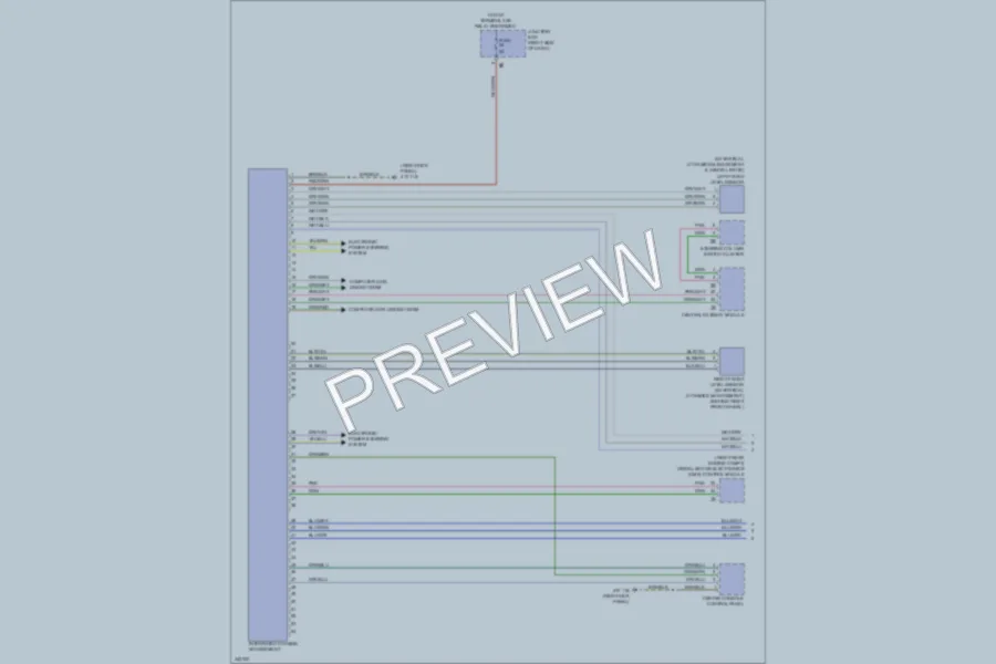 2010 BMW 535iGranTurismo Electronic Suspension wiring diagram preview