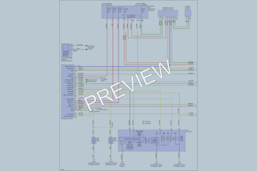 2010 BMW 535iGranTurismo Headlights wiring diagram preview