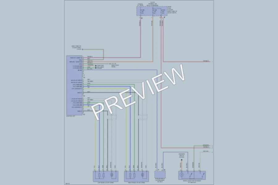 2010 BMW 535iGranTurismo Trunk Tailgate Fuel Door wiring diagram preview