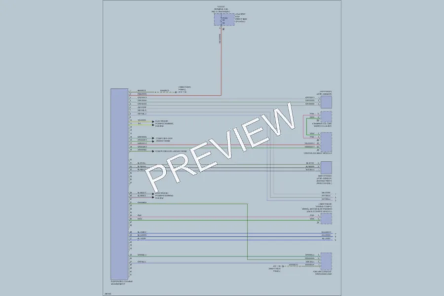 2010 BMW 550iGranTurismo Electronic Suspension wiring diagram preview