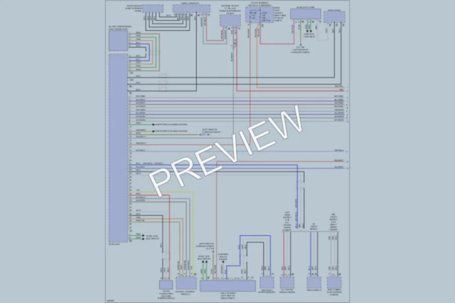 2010 BMW 550iGranTurismo Radio wiring diagram preview