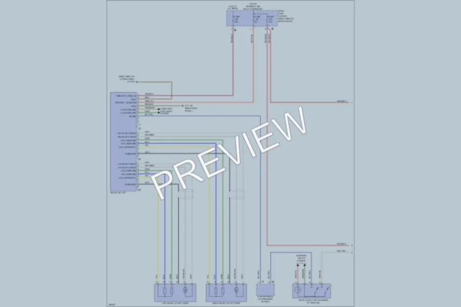 2010 BMW 550iGranTurismo Trunk Tailgate Fuel Door wiring diagram preview