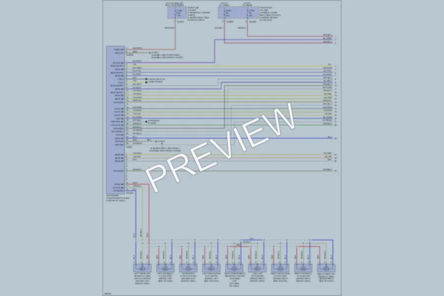 2010 BMW 650i Air Conditioning wiring diagram preview