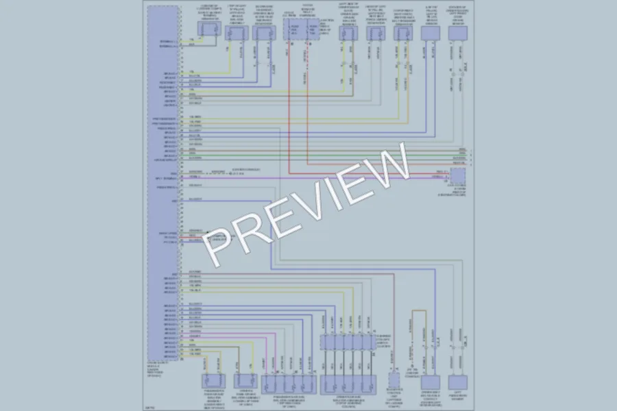 2010 BMW 750Li Supplemental Restraints wiring diagram preview