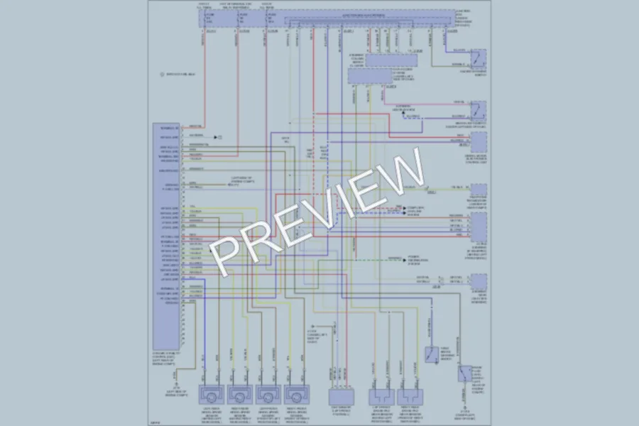 2010 BMW M3 Anti Lock Brakes wiring diagram preview