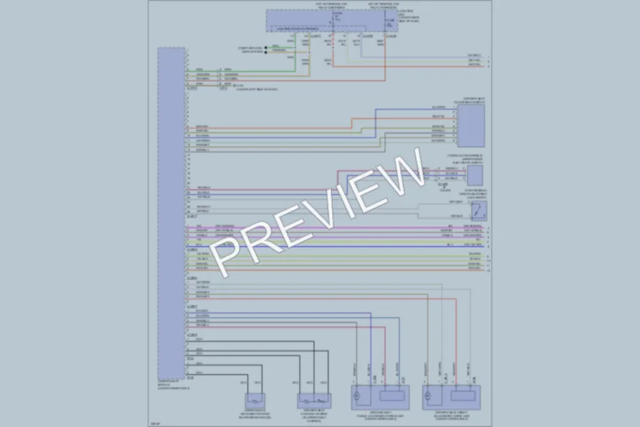 2010 BMW M3 Memory Systems wiring diagram preview