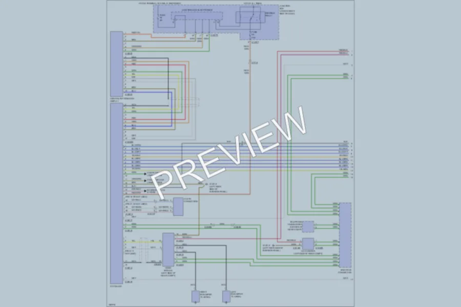 2010 BMW M3 Navigation wiring diagram preview